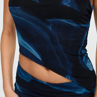 Henrick Asymmetric Set Blue / Black