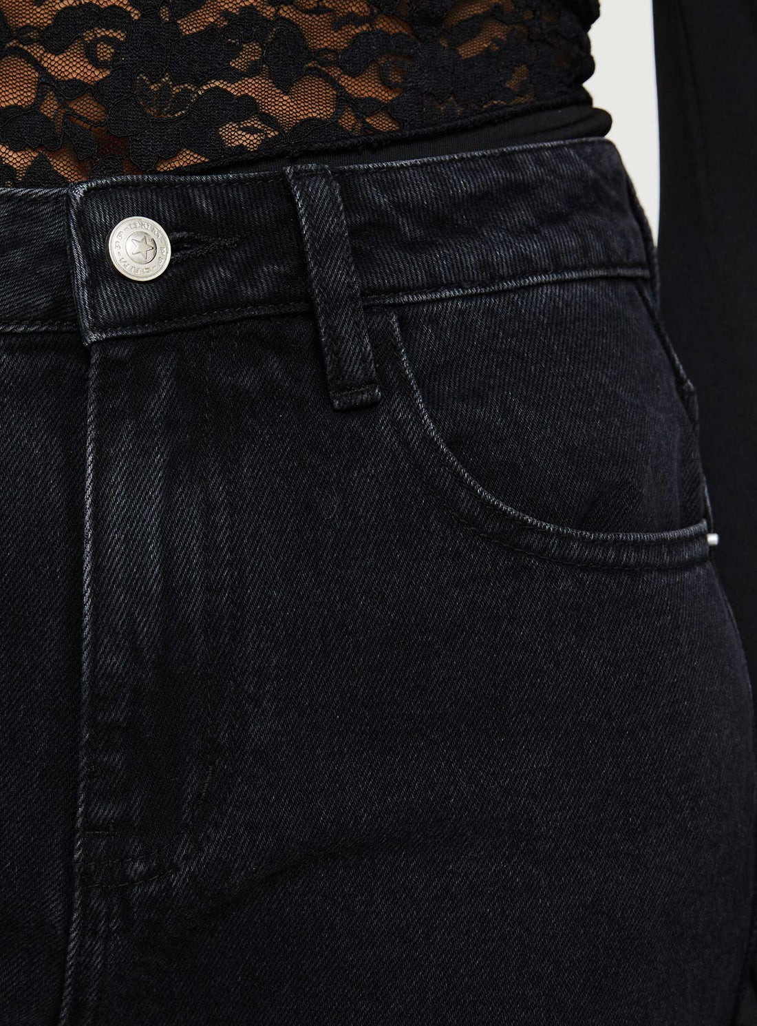 Cabarita Lounge Denim Jeans Washed Black