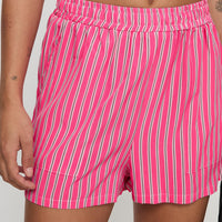 Miragea Shorts Hot Pink Stripe
