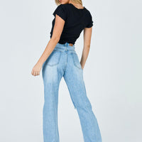 Fairmount Straight Leg Jean Light Wash Denim