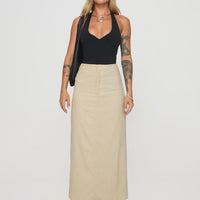 Romeria Maxi Skirt Beige