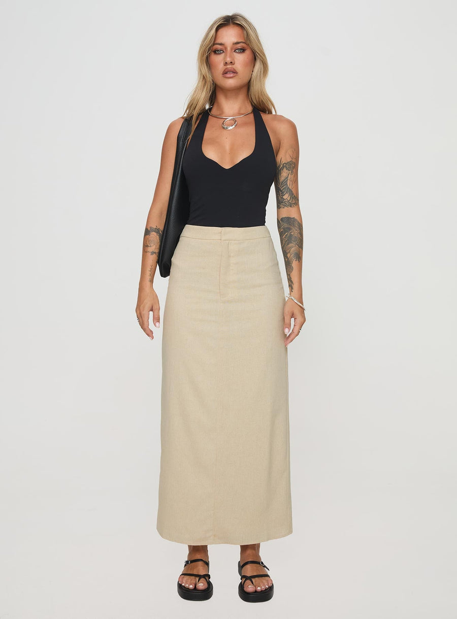Romeria Maxi Skirt Beige