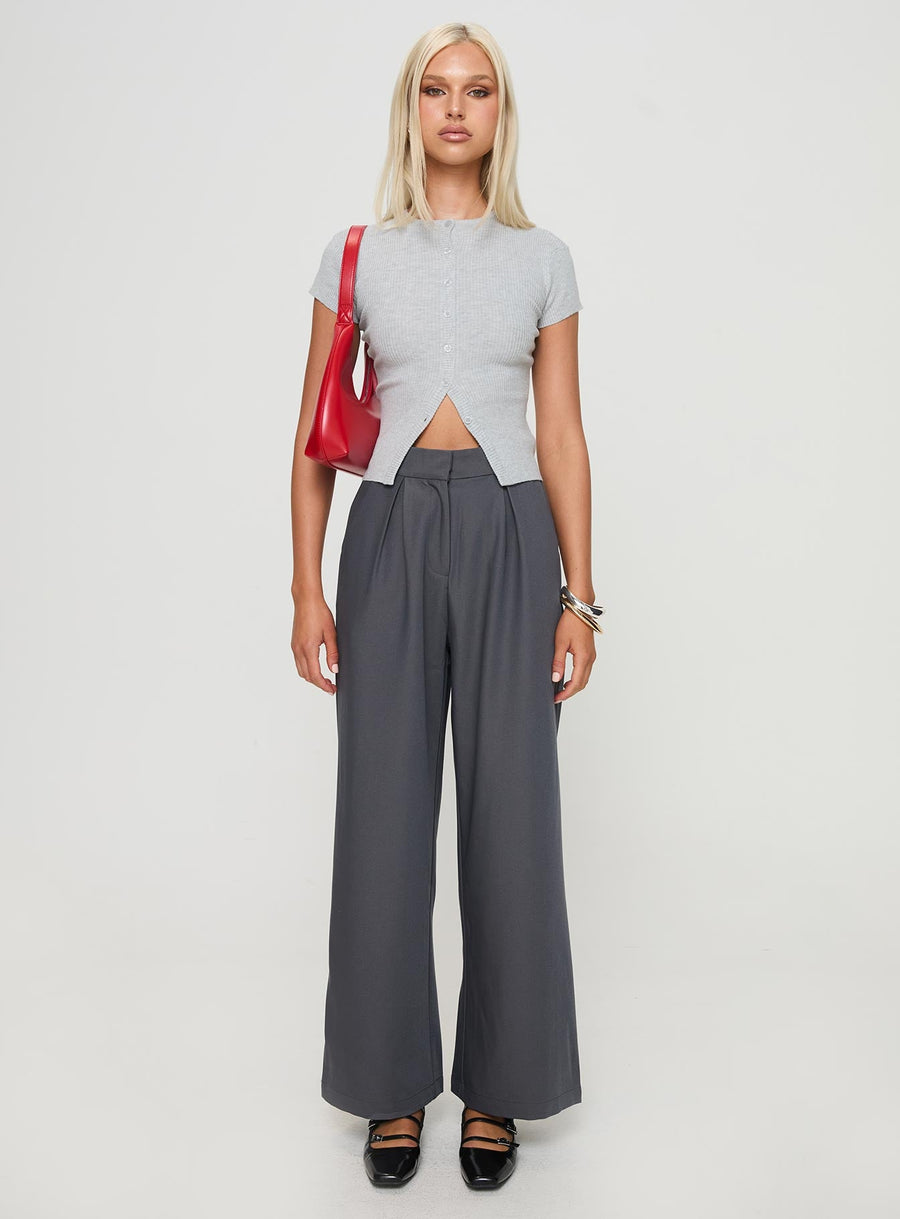 Relaxed Pants Charcoal