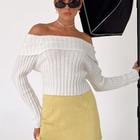 Selby Mini Skirt Lemon