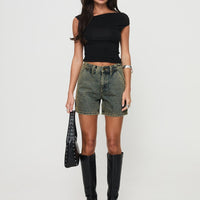 Lou Carpenter Denim Shorts Antique Wash