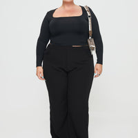 Lulu Pants Black Curve