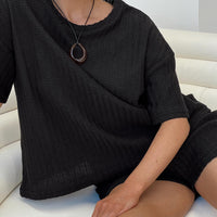 Cammie Knit Set Black