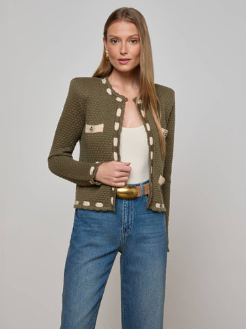 Astor Contrast Trim Cardigan