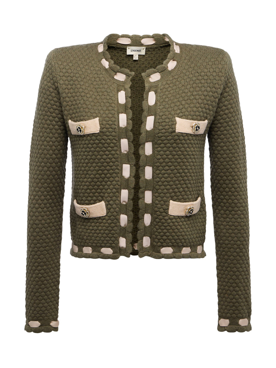 Astor Contrast Trim Cardigan