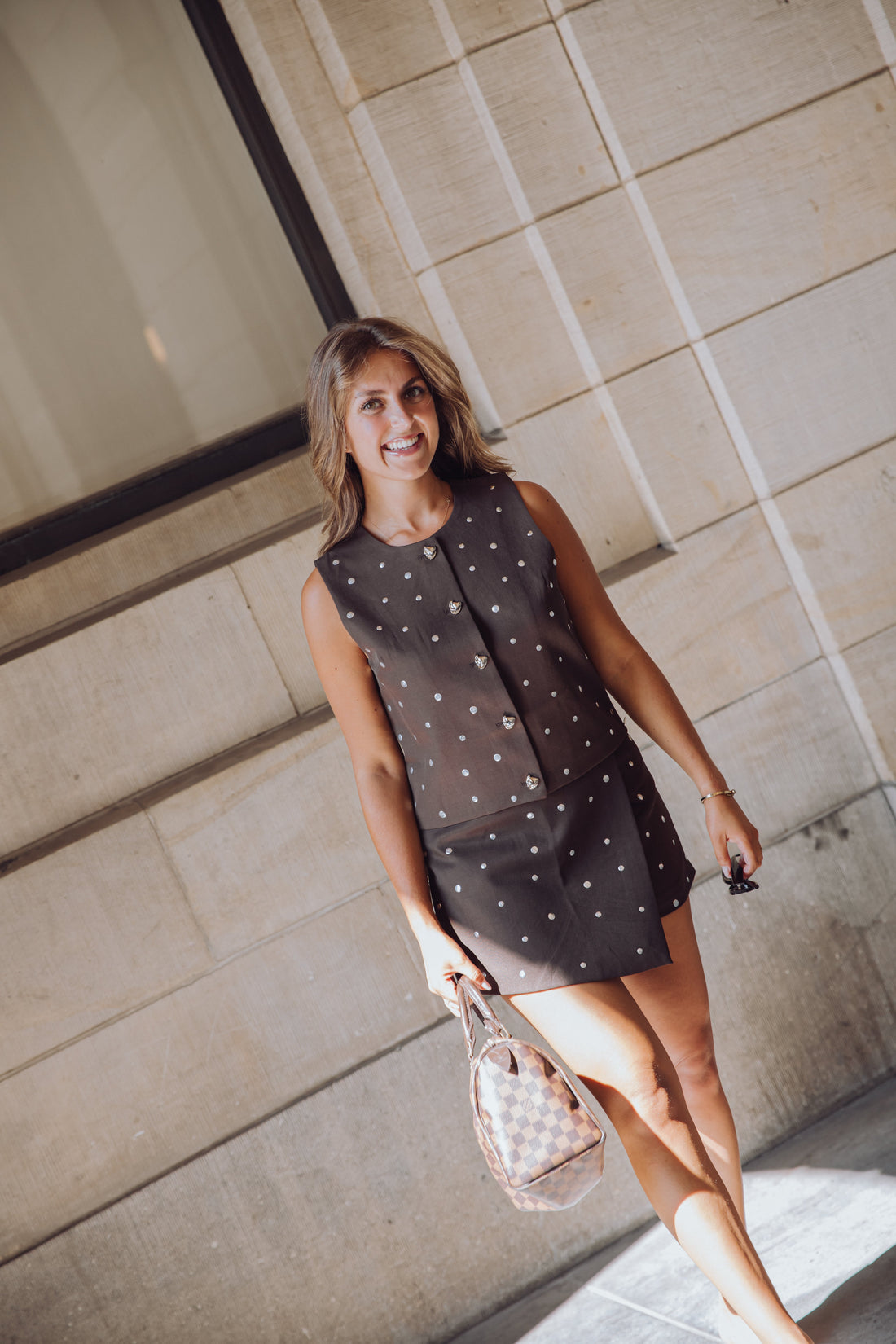 Eva Skort - Bruin