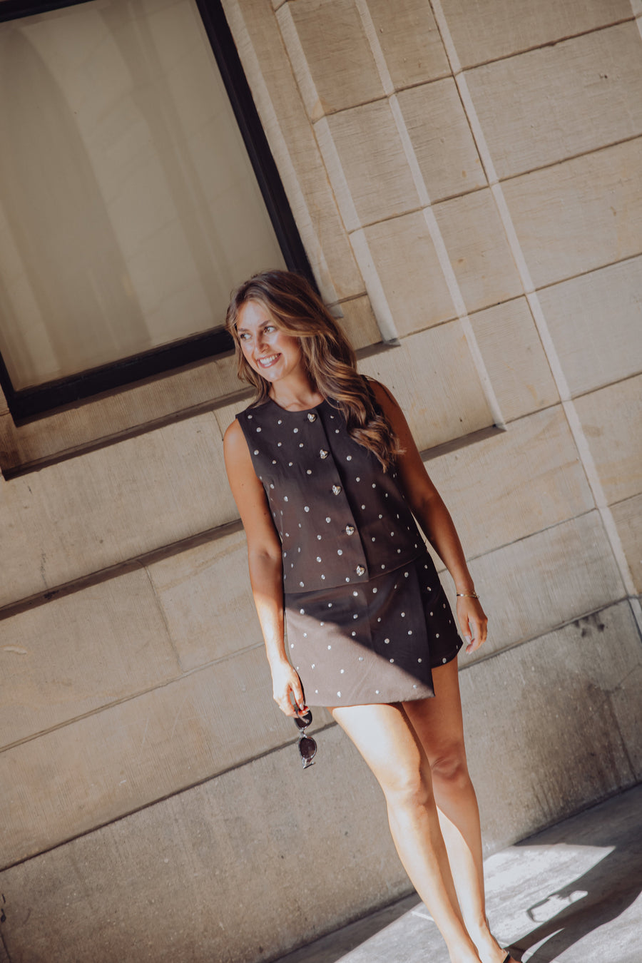 Eva Skort - Bruin