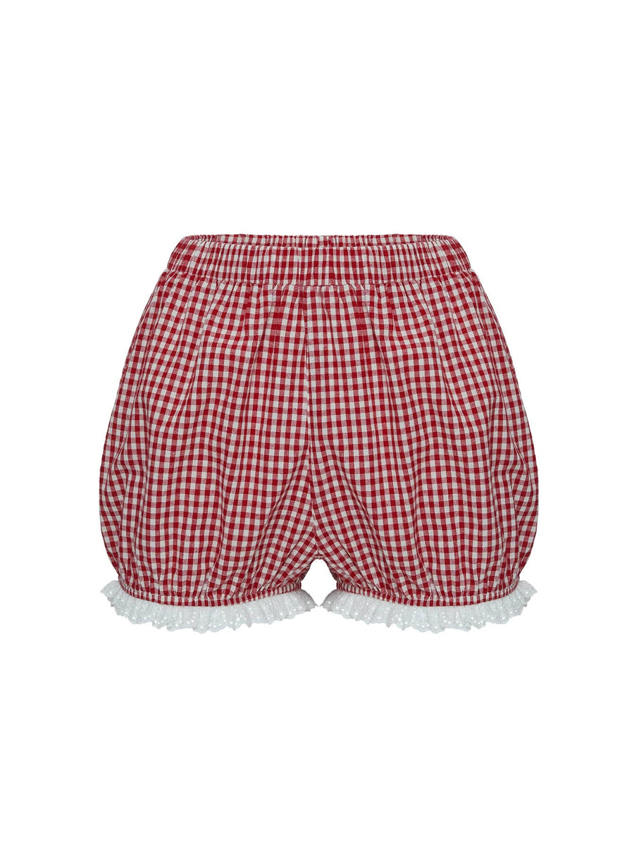 Bruncheon Shorts Red/White