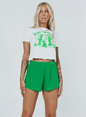 Beach House Shorts Green