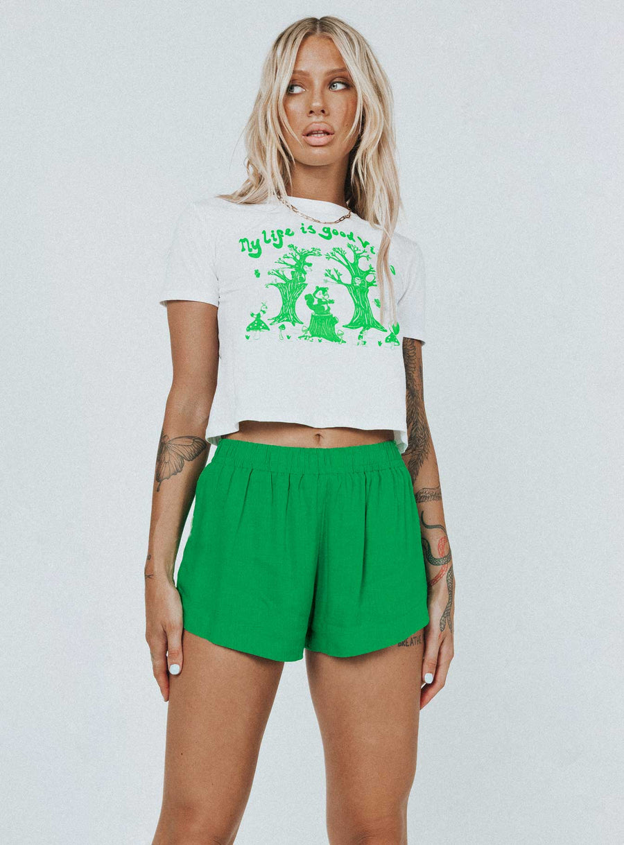 Beach House Shorts Green