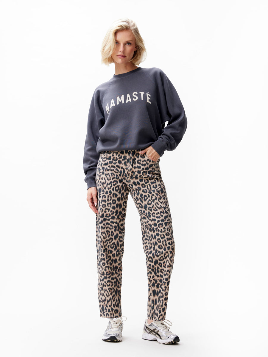 CATWALK JUNKIE - Barrel Fit Leopard Jeans