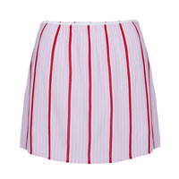 Caraliia Mini Skirt Pink / Red Stripe