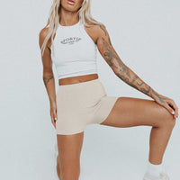 Camello Bike Shorts Beige