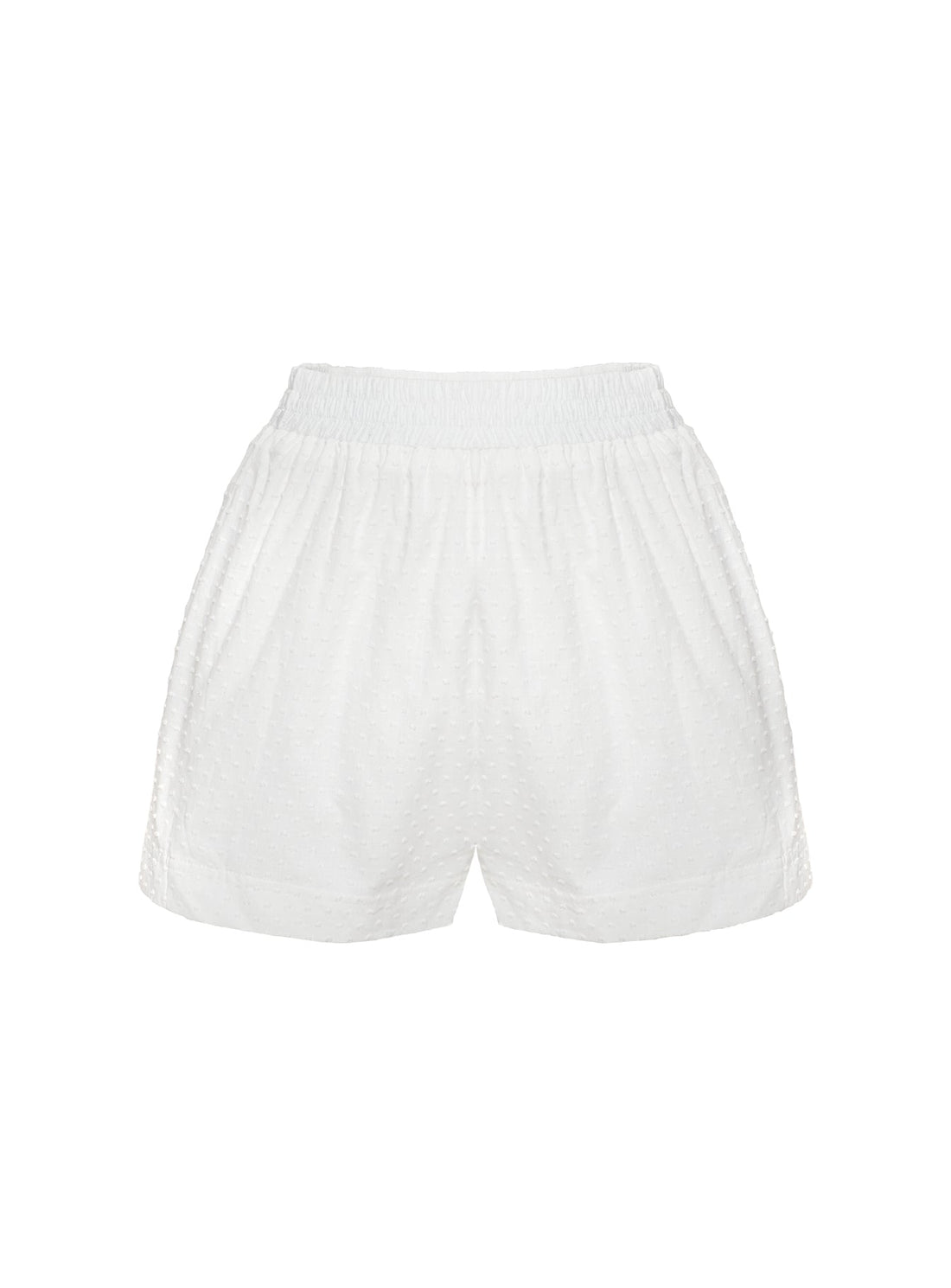 Dobby Shorts White