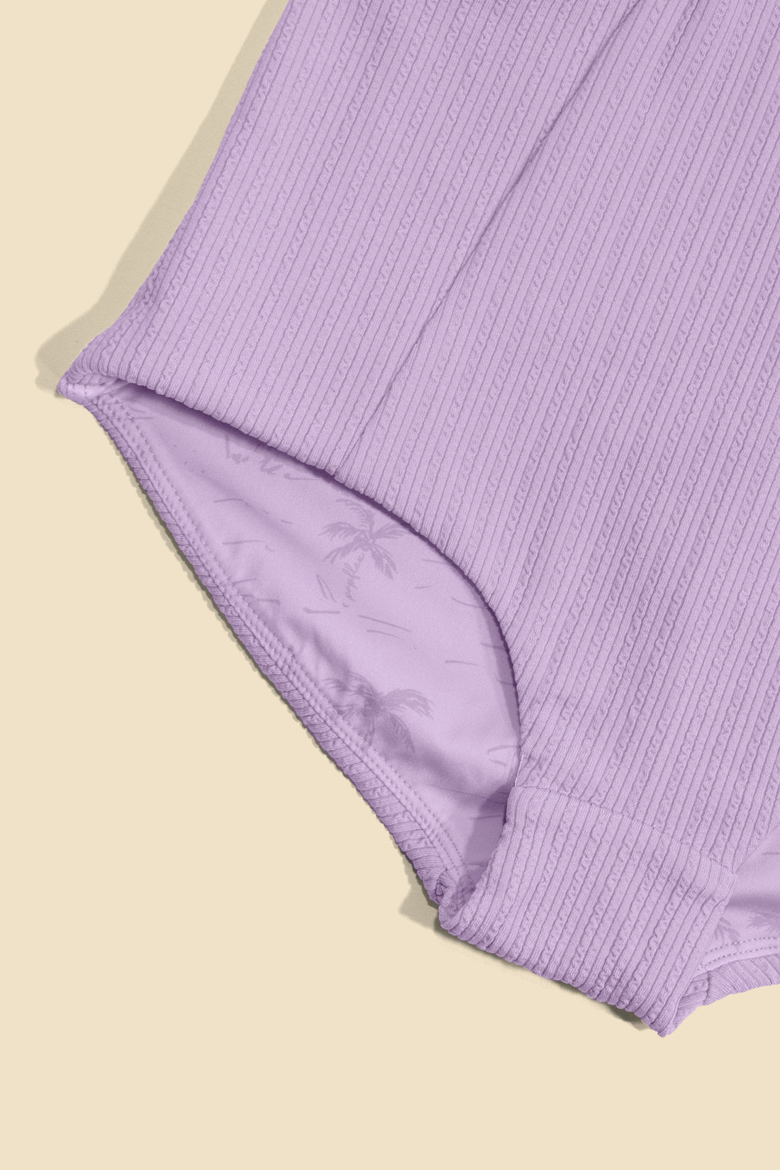 Reef Romper With Pockets - Lilac