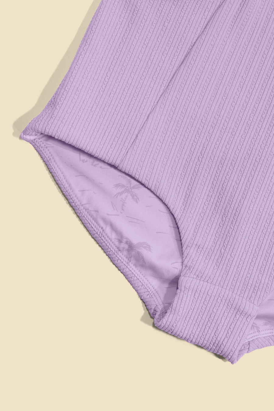 Reef Romper With Pockets - Lilac