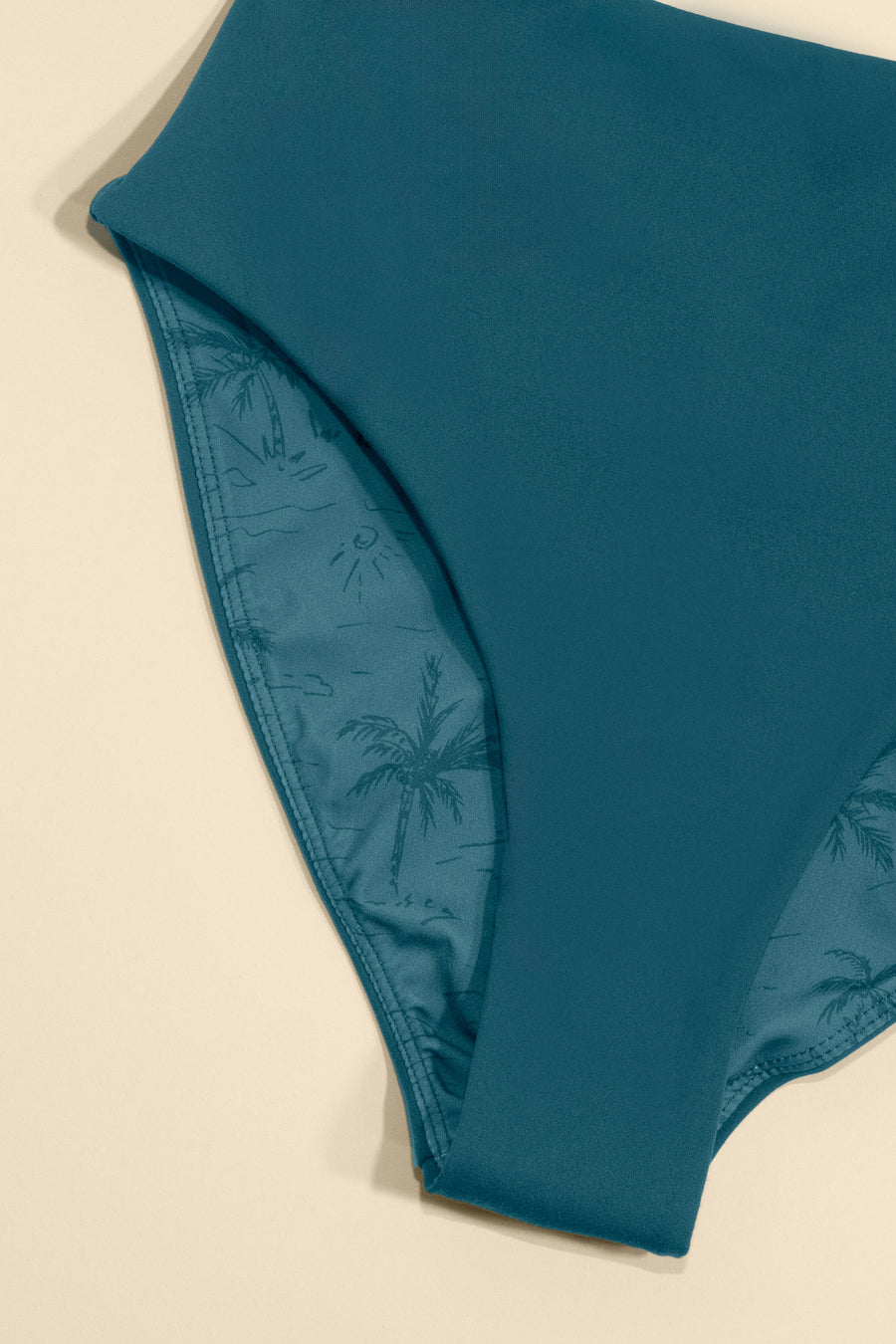 High Tide Cheeky Bikini Bottoms - Dark Sea