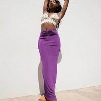 Danna Maxi Skirt Purple