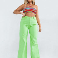Denver Denim Jeans Lime Green