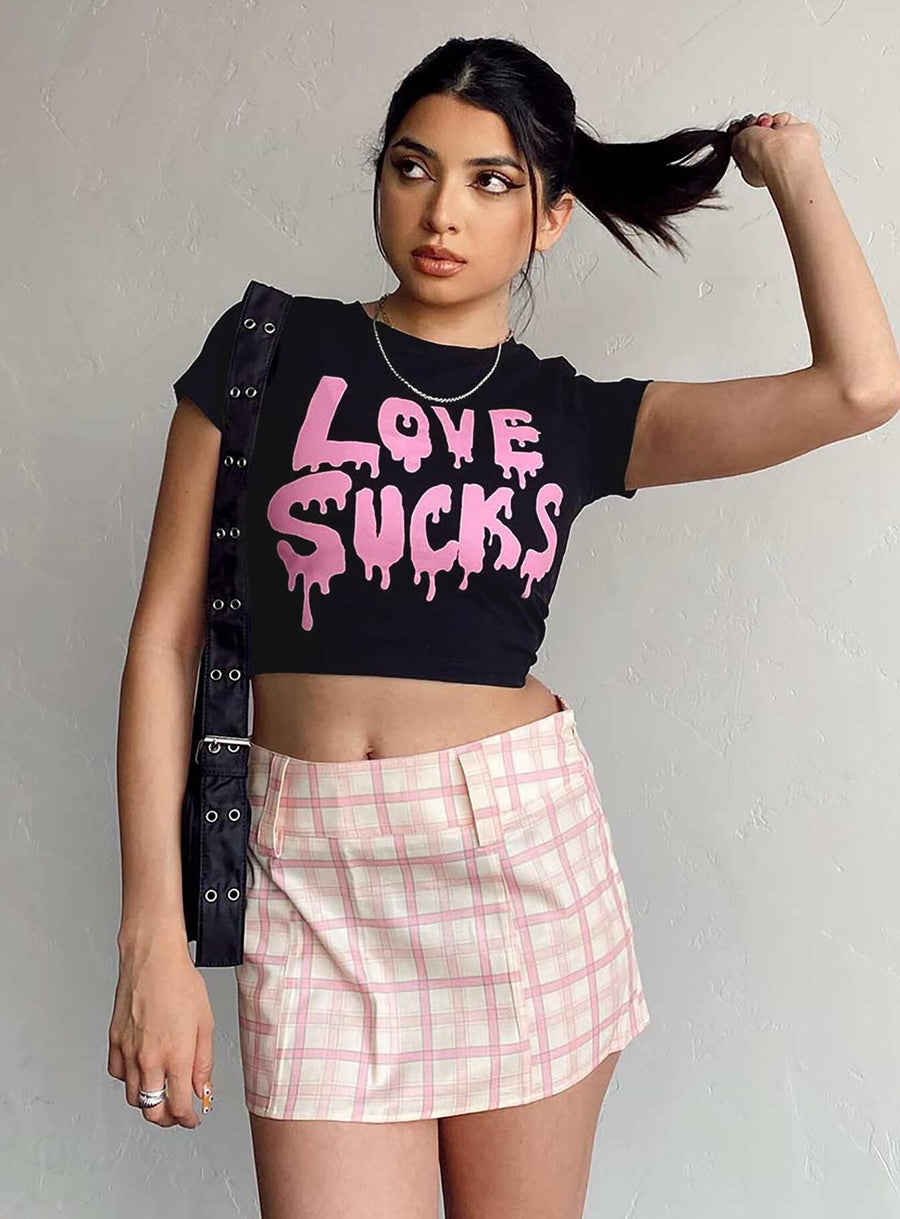 Check Mate Mini Skirt Multi