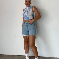 Maggie Denim Shorts Denim