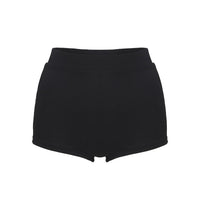 Ezrah Ribbed Shorts Black