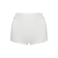 Ezrah Ribbed Shorts White