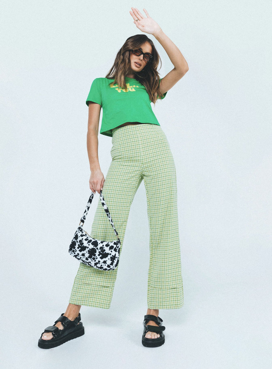 Euros Pants Lime Green
