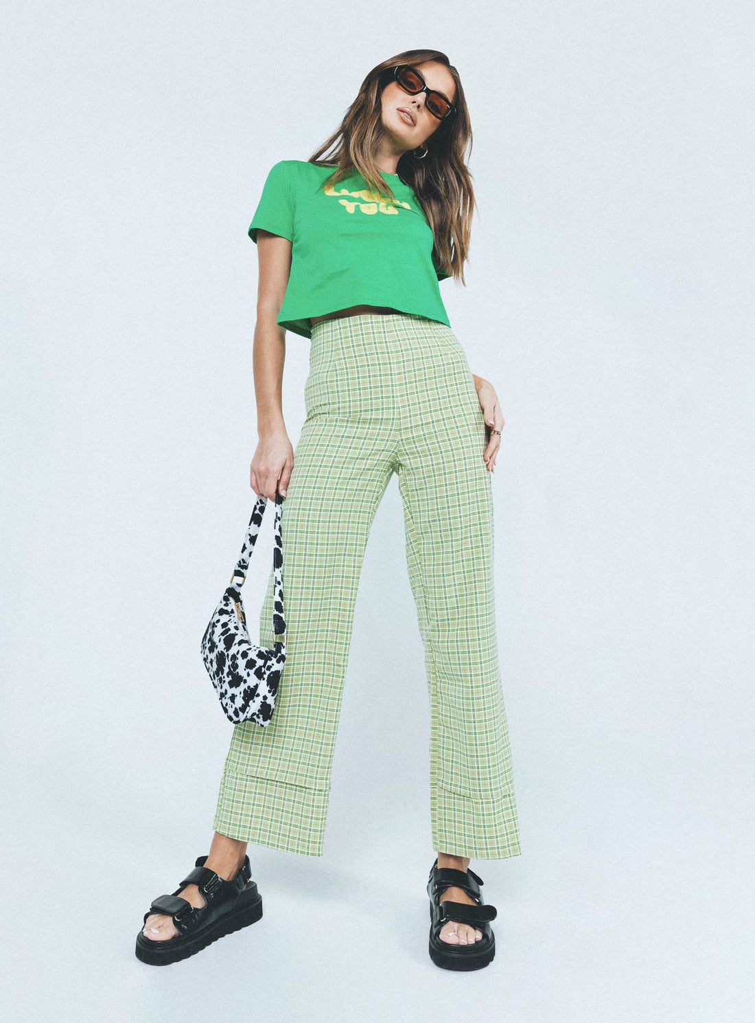 Euros Pants Lime Green