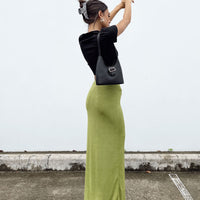 Harriette Maxi Skirt Green Lower Impact