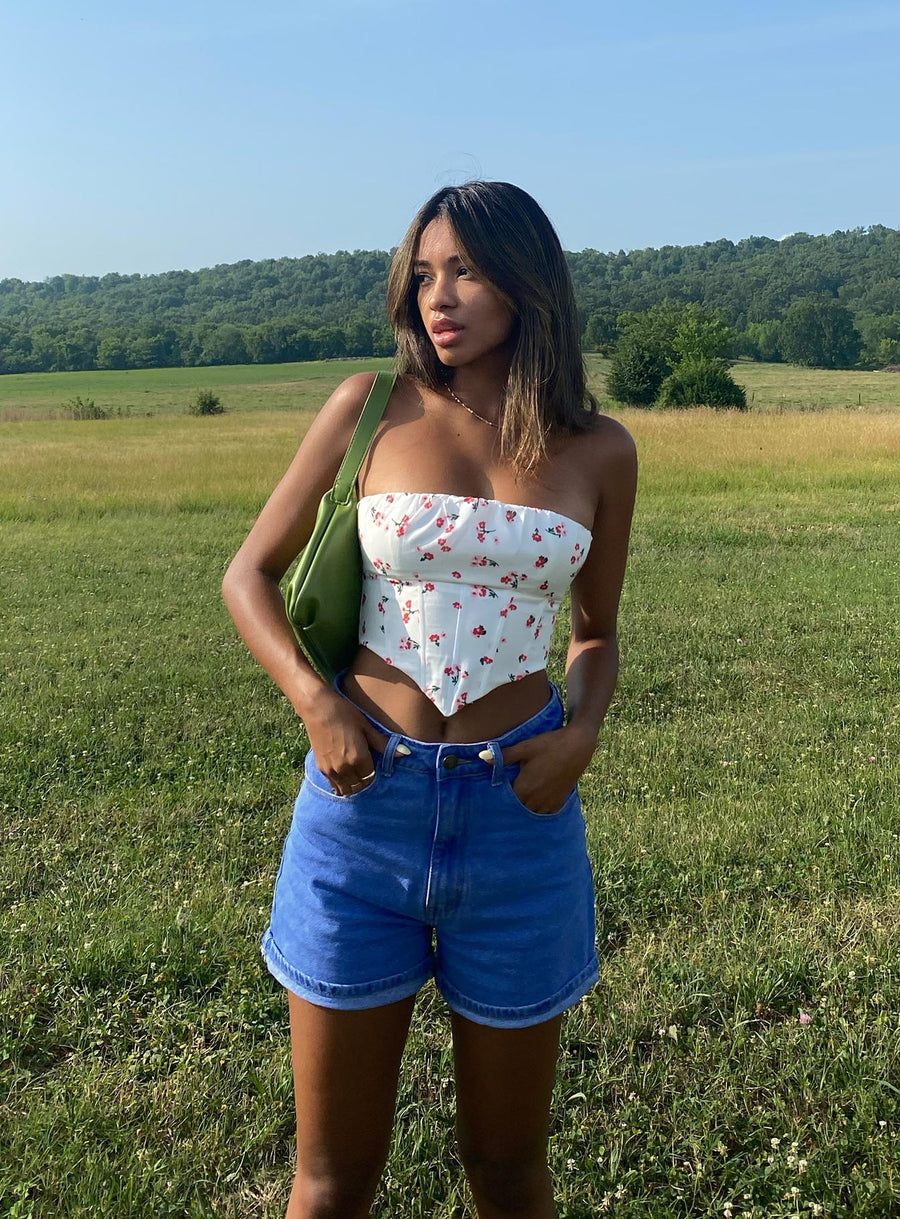 The Swalla Shorts Blue Denim