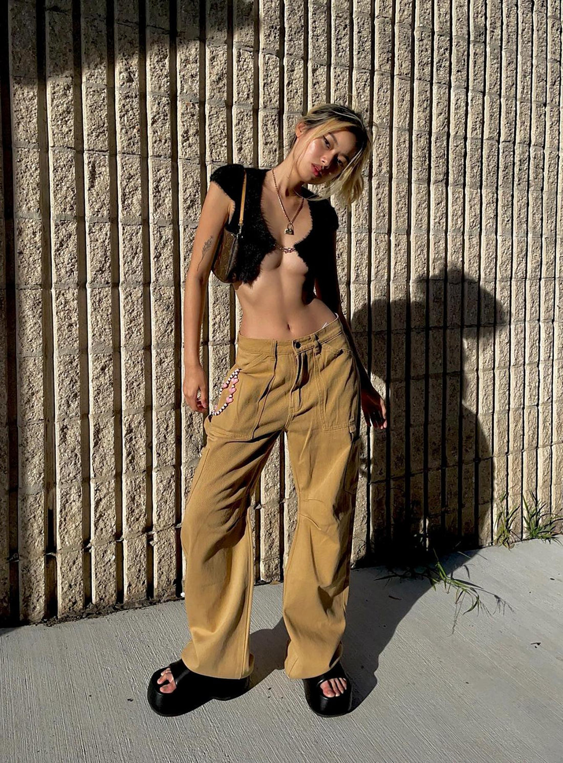 Miami Vice Pants Stone