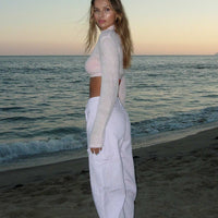 Miami Vice Swish Pant Ghost White