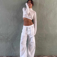 Miami Vice Swish Pant Ghost White