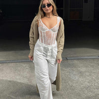 Miami Vice Swish Pant Ghost White