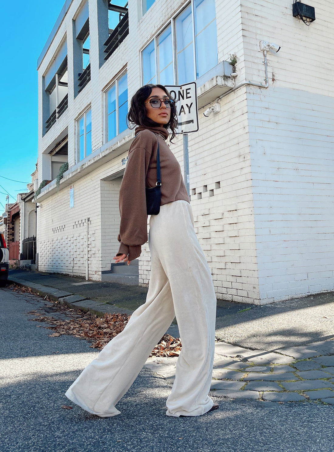 Motel Obeli Trouser Rib Cream