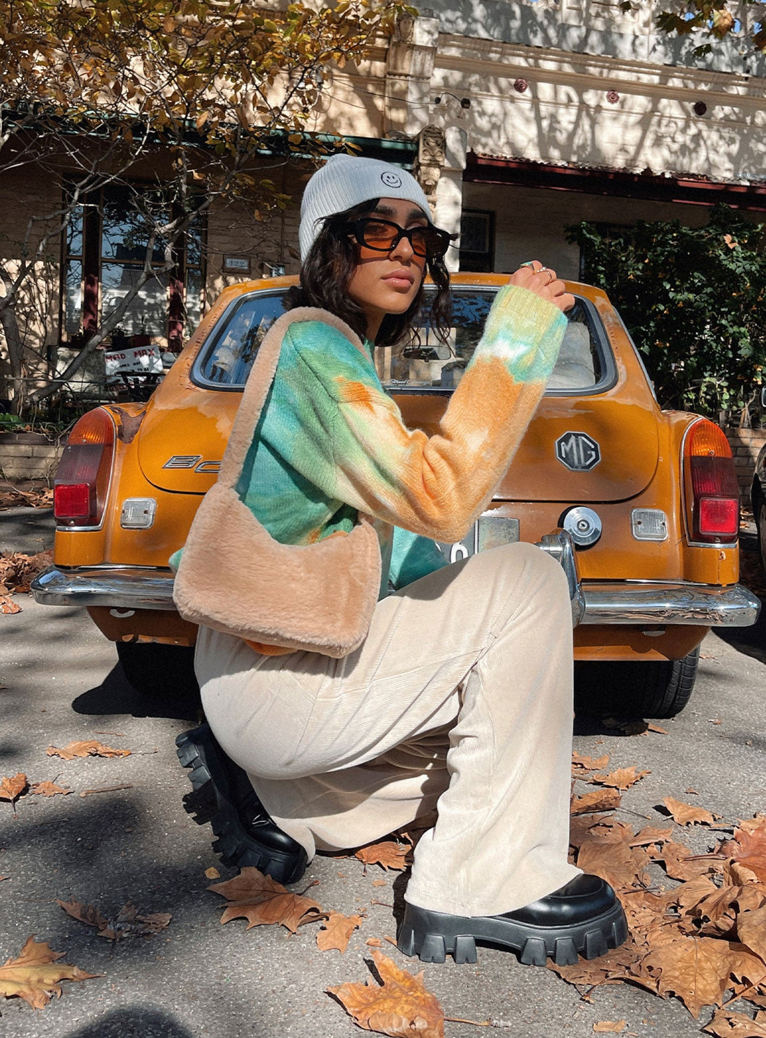 Motel Obeli Trouser Rib Cream