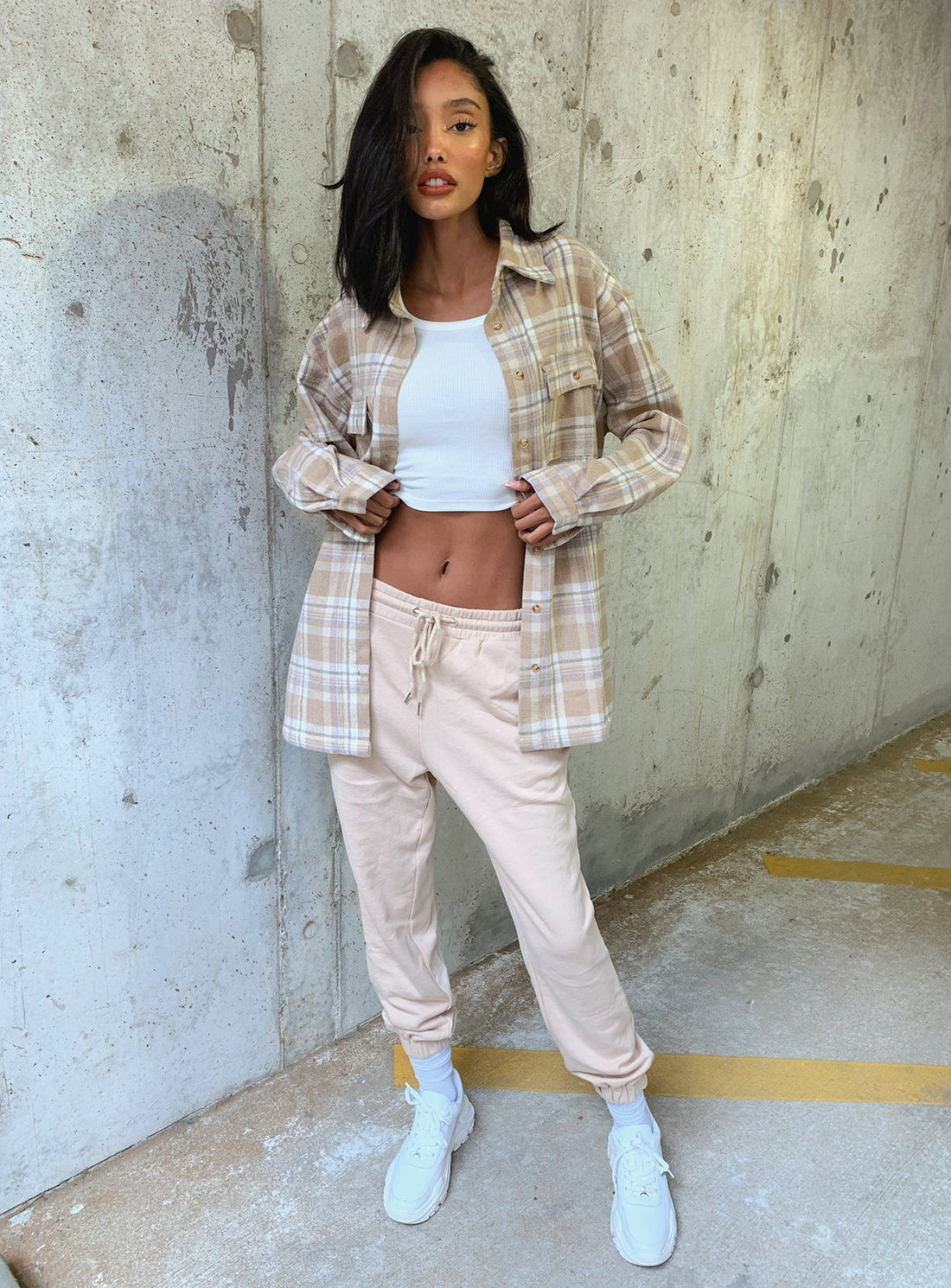 Nero Sweat Pants Beige