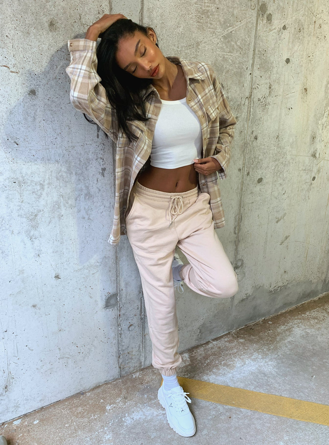 Nero Sweat Pants Beige