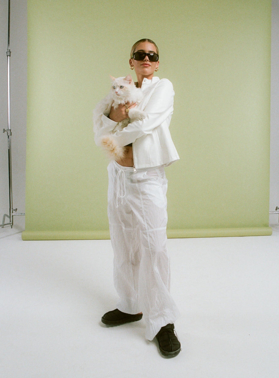 Motel Chute Trousers Ivory