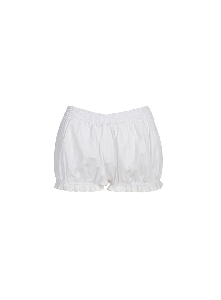 Picu Shorts Poplin White