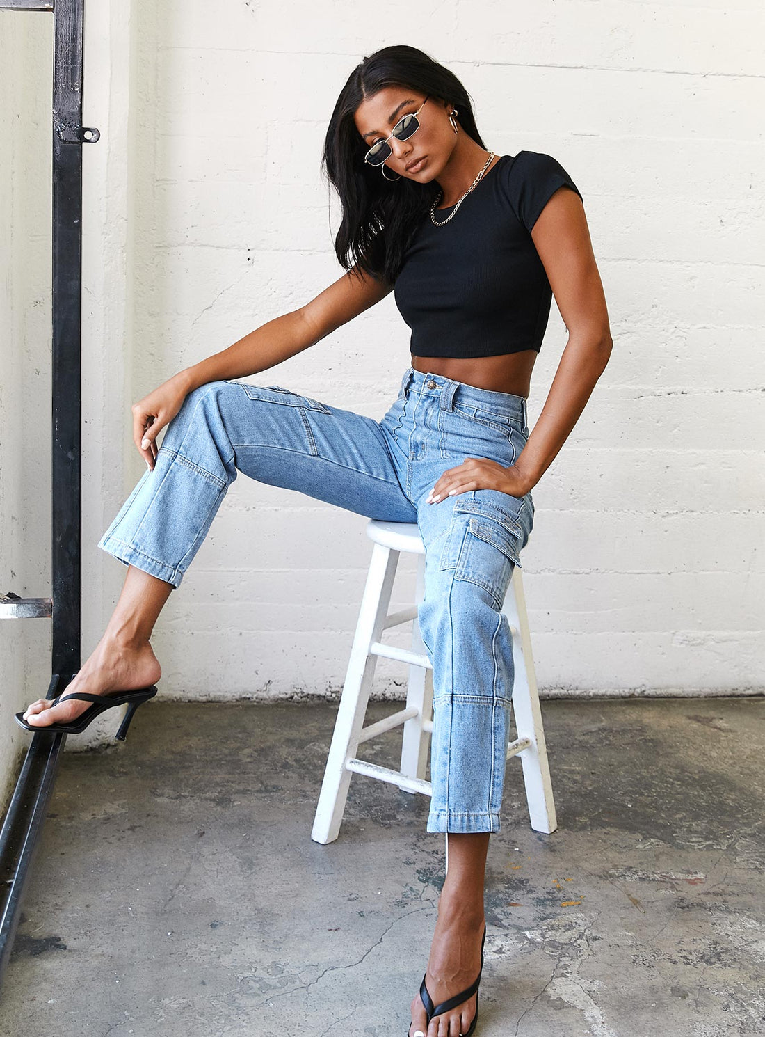 The Stacey Jeans Denim Blue