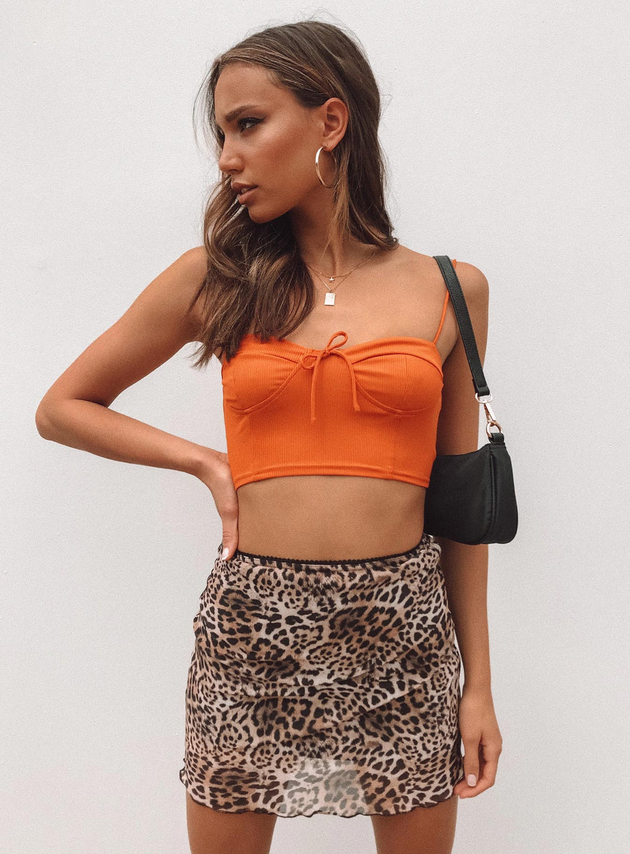 Vinay Mini Skirt Leopard