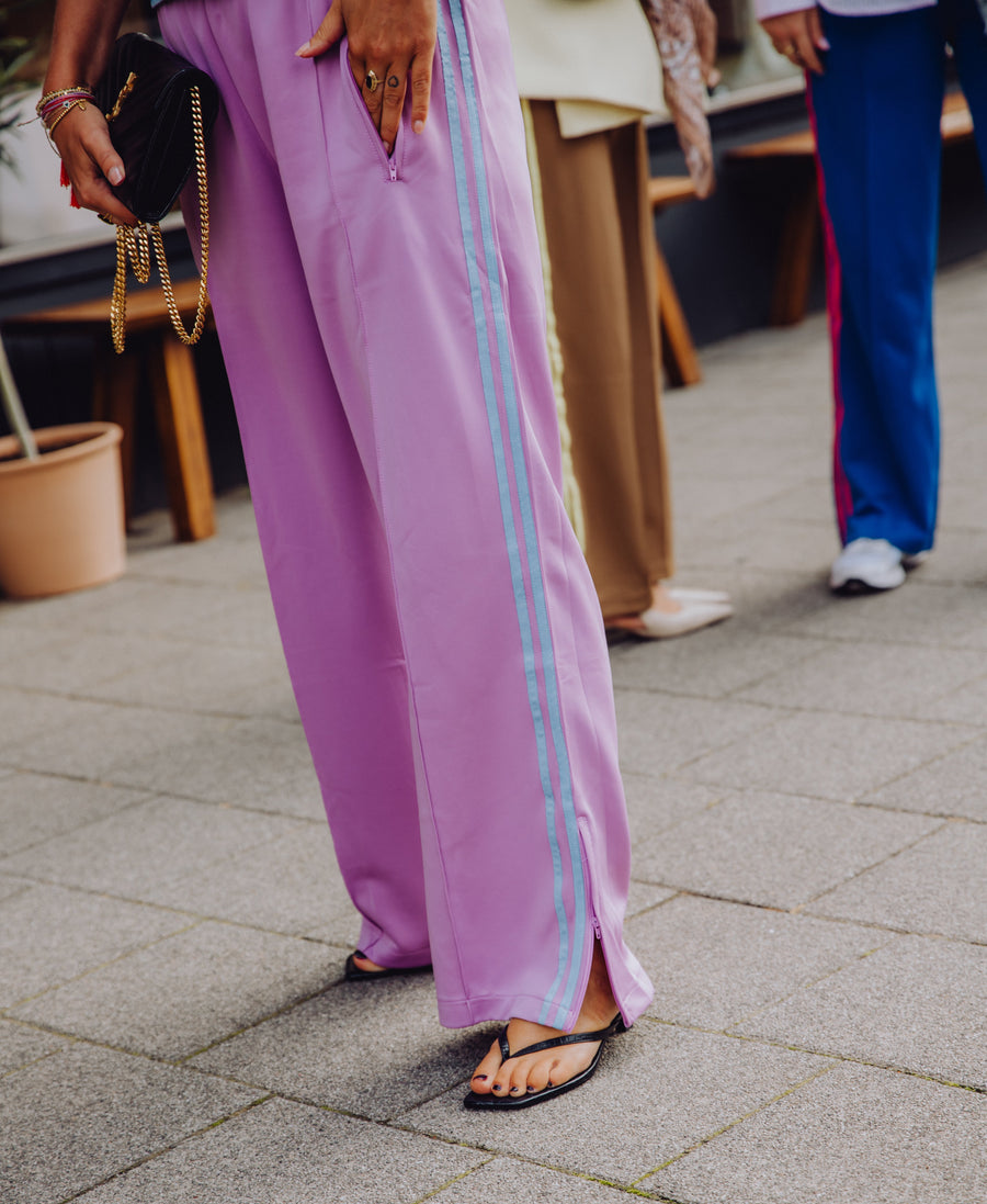Stripe Pants - Lila