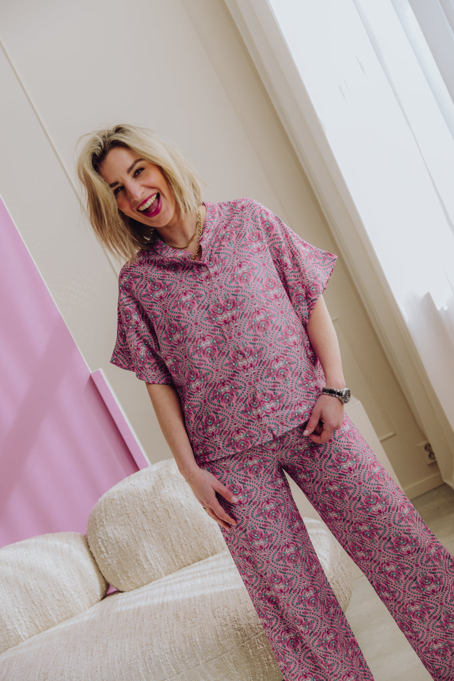 Lily Pants - Roze